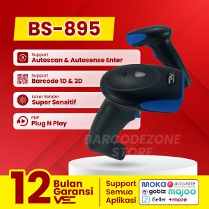2D BARCODE SCANNER WIRED VSC BS-895 TANPA STAND (QR-CODE E-FAKTUR PDF417)