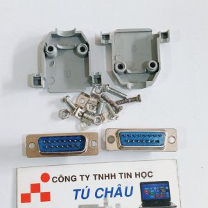 Đầu Com 15 Kim Đực (DB15M - 15M Kim Đực) (Bao gồm võ nhựa) / Đầu hàn Com 15 (DB15)
