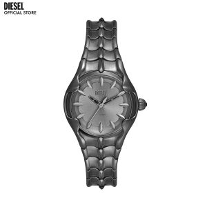Diesel Womens Vert Analog Watch ( DZ5603 ) - Quartz Gun-Metal Case Round Dial 14 MM Grey Stainless Steel Band