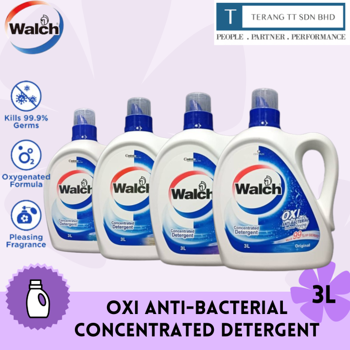 Walch OXI Clean Anti-bacterial Concentrated Detergent (3L) | Lazada