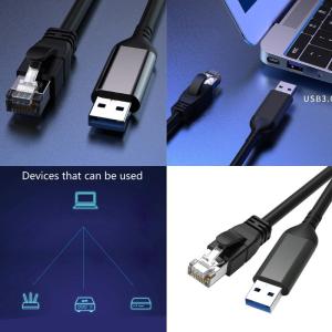 USB เป็นอะแดปเตอร์อีเธอร์เน็ตอะแดปเตอร์อีเทอร์เน็ต Gigabit ตัวแปลงอีเธอร์เน็ตอะแดปเตอร์สำหรับคอมพิวเตอร์แล็ปท็อปเครือข่าย LAN RJ45ไปยัง USB3.0