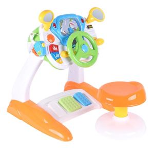 Child Simulation Music Simulated Driving Console Steering Wheel Toys Baby Driving Early Education Toys Intellectual Development