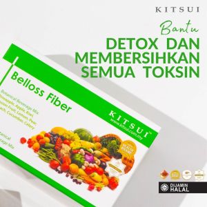 Detox Fiber Supplement for Weight Loss | Slimming | Constipation |  Halal 15x15gm Belloss Kitsui
