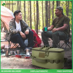 Sikiwind Camping Storage Bags Multifunctional Gas Stove Canister Pot Carry Bags 600D Oxford Pouch Storage Bag Outdoor Equipment