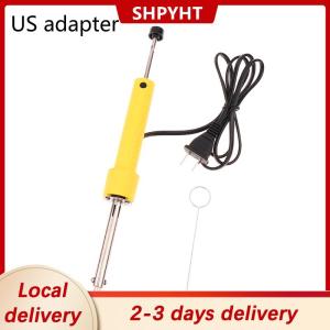 [COD] SHPYHT Local delivery Ship within 24 hours Electrothermal Vacuum Solder Sucker 110-220V EU US Durable Desoldering Pump Soldering Iron Pen Dual Purpose Repair Tool