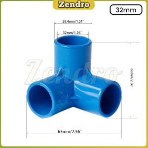 ZEO PVC Pipe Connector 3/4" 1/2" 1" Water Line 3-Way Tee 4-Way Tee for Pipe Repairing