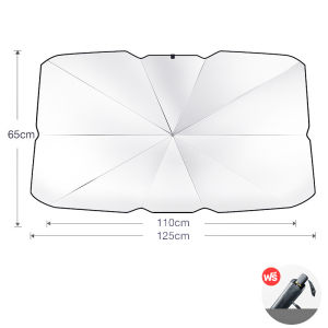 ร่มบังเเดดหน้ารถ ขนาดใหญ่ ร่มกันแดดในรถ ม่านบังแดด ที่บังแดดในรถยนต์ บังแดดรถยนต์ บังแดด หน้ารถ กันแดด สะท้อนแสงแดด