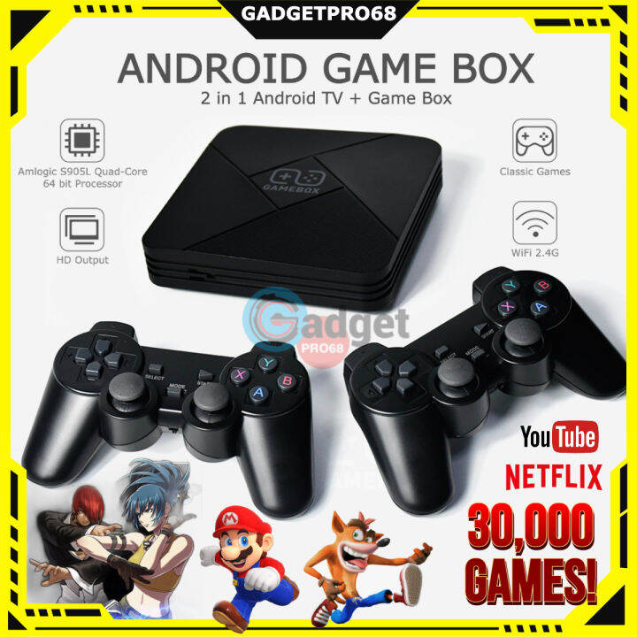 NEW 2 in 1 Android TV Box + Game Box