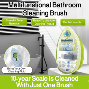 Bathroom Water Stain Remover Magic Wipe Scale Artifact Comes with Cleaning Liquid Mirror Glass Toilet Disposable浴室强力去污清洁擦