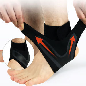 2Pcs Ankle Brace Compression Support Stabilizer - Adjustable Breathable Neoprene for Football Soccer Prevent Sprains Injuries