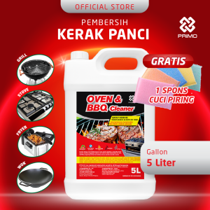 PRIMO Oven & BBQ Cleaner Pembersih kerak Panci Kompor Panggangan Stain Remover Cookware Cleaner 5 L
