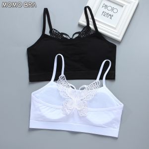 MOMO 8-16Yrs Childrens Underwear Soft Cotton Girls Training Bra Kid’s Sports Bra Baby Bra