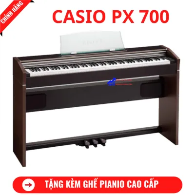 Đàn Piano Điện Casio PX 700 + Tặng Kèm Ghế Piano Cao Cấp