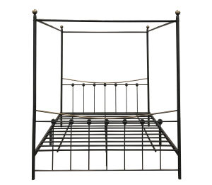Lenchong SWAN CANOPY KING BED FRAME Modern Minimalist Metal