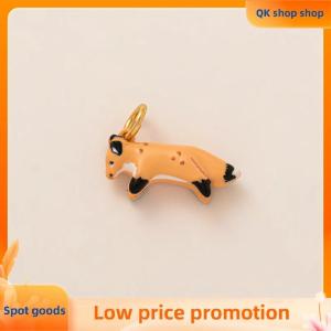 ✨QK shop✨ Simple Style Cute Small Animal Series Pendant Fox Stainless Steel Accessories