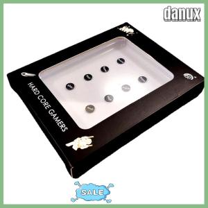 danux 1 Pack Glass Mouse Skates DIY Universal Dots Mouse Feet Pads Sticker for Gaming Mouse Anti-Slip Pad