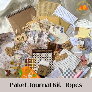 bloomingyourdays bujo kit lengkap paket journaling journal kit bullet journal book vintage aesthetic murah dekorasi deco stiker