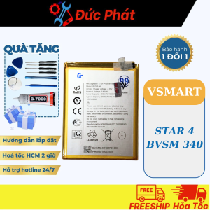PIN THAY THẾ VSM STAR 4 (BVSM 340)