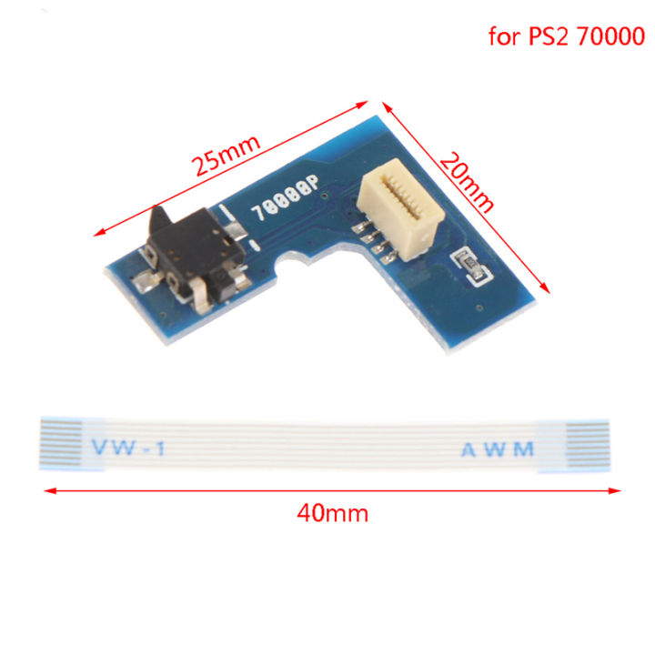 Ps2 Front Button Ribbon Legend 1ชุดเปิดปิดสวิตช์รีเซ็ตพร้อม8pin Flex Ribbon สำหรับ PS2 70000 ...