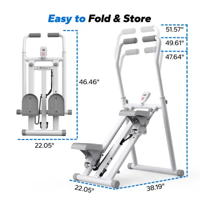 MERACH Multifunctional Climbing Machine Fitness Equipment Exercise Machine Cycling Machine