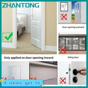 ZHANTONG Door Lock Security for Travel Heavy Duty Portable Door Lock Stoppers Hotel Door Jammer Home Security Lock Latch Device Apart