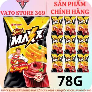 Bánh snack khoai tây SWING max xốt gochujang cay ngọt hàn quốc gói 78g