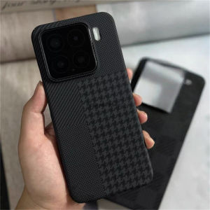 Grid Texture Slim Case For Xiaomi 15 Xiaomi 14 Pro Mi 14 5G Lightweight PC Hard Back Cover Fashion Shell Bumper