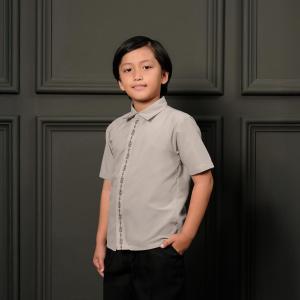 ZM Zaskia Mecca - Sarimbit Family Set 2 - Romansa Khatulistiwa - Edisi Wijayakusuma | Gamis Wanita Kemeja Koko Pria Anak