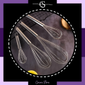Whisk Stainless / Pengocok Telur Stainless / Whisk Egg Beater / Baking Tool / Manual Mixer / Ballon Whisk Stainless Kocokan Telur Stainless steel 29 cm whisker Pengocok Telur / Better Beater Hand Mixer Manual / Alat Pengocok Full Stainless Kocokan Telur. 
