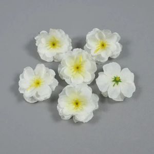 FDRGV 100Pcs Romantic Simulation Petals Clear Peach Blossom Artificial Cherry Blossom Fake Flowers Variety Colors Artificial Rose Flowers Home
