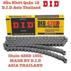 Sên - Xích DID 428D 130L 9mm - 9Ly Đen 130 Mắt Sên - Made in Thailand Chính Hãng 100%