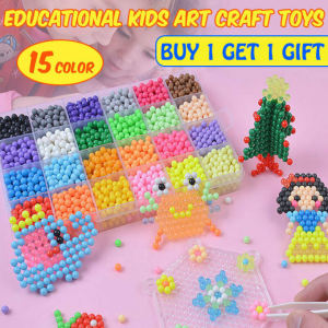 DIY Toys Water Mist Magic Aqua Beads Spray Kids Children Early Educational Learning Toys Puzzles with Free DIY Stickers