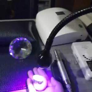 โคมไฟยูวี 3-5 วัตต์ แบบหนีบโต๊ะ 🔦 UV Lamp( violet )