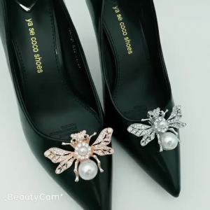 [Free Shipping] Ebay WomenS Shoe Upper Decoration High Heel Accessories Detachable Bee Shoe Flower Shoe Buckle Decoration Animal Shoe Clip