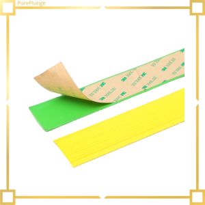 PurePlunge PVC Anti-Slip Strip Stair Step Angle L-type Buffer Anti- Anti Non Slip Stair Antislip Strip Self-Adhesive Outdoor Step Ramp Anti-Slip Tape Rubber Strip Stair Sticker Collection Blank Holding Groove