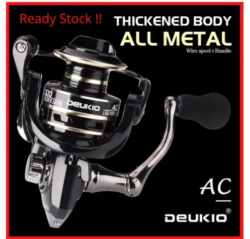 ac 2000 fishing reel DEUKIO AC2000 SPINNING GFF GEAR Rooblinos AC-2000 7.2:1 High-Speed Baitcasting