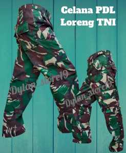 Celana PDL Loreng TNI MALPINAS Celana Panjang Loreng Celana Doreng Panjang Malfinas Celana Cargo Loreng
