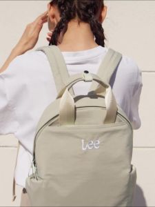 LEE Minimalist Style Ladies Casual Waterproof Travel Backpack Korean Teenagers Girls Student College School Bag Medium Size Daily Simple Book Back Pack for Women Schoolbag