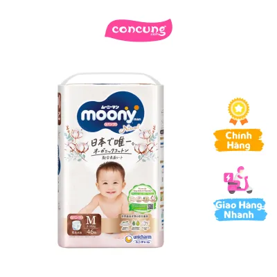 Tã quần Moony Natural (M 46 miếng)