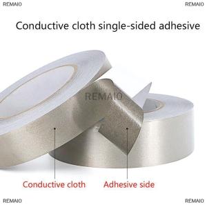 [COD] REMAI0 20 Meter Conductive Fabric Cloth Tape 5mm~20mm Width Single-Sided Laptop Cellphone LCD EMI Shielding Adhesive Tape Insulating Electromagnetic Waveguide Electrical Cloth Tape