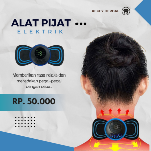 Alat Pijat Punggung EMS Alat Terapi Pinggang 8 Mode 19 Level Intensitas Alat Pijat Leher Elektrik Meningkatkan Sirkulasi Darah Meredakan Sakit