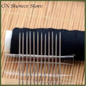 GNStore[COD] 25PCS ความแข็งสูงสแตนเลสตัดเย็บเข็มข้ามเย็บผ้าเข็ม