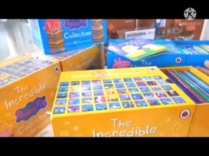 ใหม่ box set Peppa pig ชุดหนังสืออ่านภาษาอังกฤษ peppa story books ชุดเซ็ท 50เล่ม หนังสืออ่านภาษาอังกฤษ