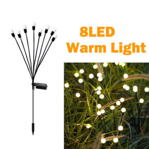 Solar Firefly Light Pathway Landscape Lawn Star Lights Lamp Solar Outdoor Waterproof Garden Light