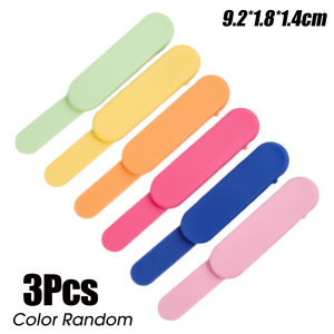 1/3Pcs Silicone Bookmark Clip Buckle Clip Notebook Book Markers Creative Page Divider Staionery Supplies