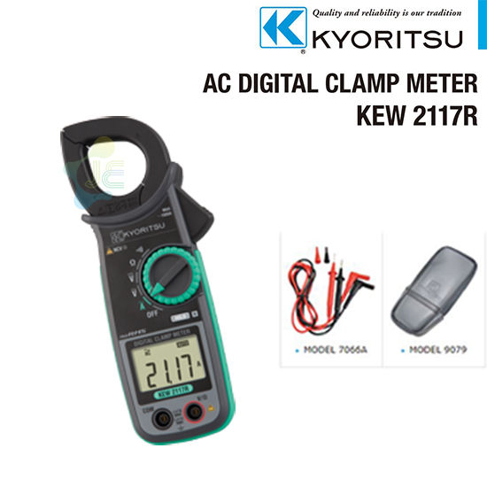 KYORITSU KEW 2117R AC Digital Clamp Meters คลิปแอมป์ดิจิตอล ดิจิตอลแคลม ...