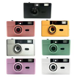 Portable 35mm Film Camera Reusable Lightweight Vintage Camera Built in Flash with 28MM F=8 Reusable Film Camera Q84A