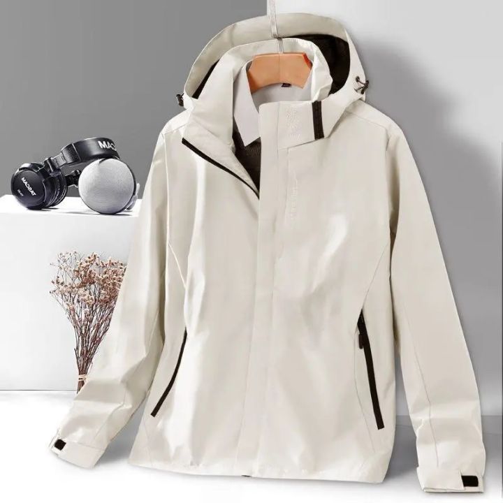 Women’s Waterproof Softshell Lightweight Outdoor Windbreaker Parka Rain  Jacket Trench Coat Raincoat for Hiking Travel