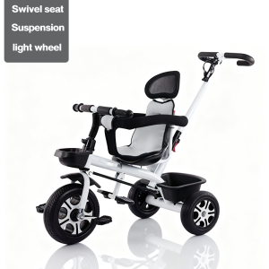 Beige Mall Stroller baby Magic 360 Rotating Stable With Awning Kids bicycle Multifunction 3 Wheels kids stroller Sports Outdoor Play tricycle for kids