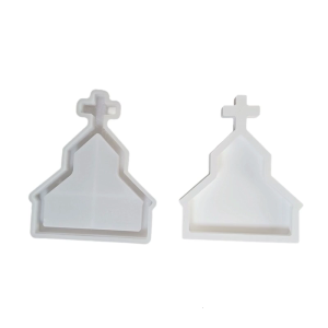 Cathedral Tray Silicone Mold For Resin Art Church Design Grade Casting Mold Easy Release Craft Projects